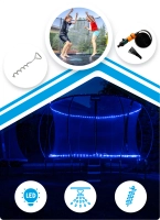THUNDER INSIDE ULTRA 16FT (488 cm) BLUE trampoline