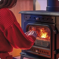 Piec żeliwny na drewno HELIOS 10 kW