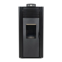 Piec na pellet VAYNE BLACK 12 kW z płaszczem wodnym