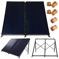 Flat plate solar collector 2x 2m by THUNDER