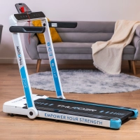 THUNDER RACE-WHITE electric treadmill