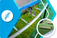 Trampolina THUNDER INSIDE ULTRA 8FT (244cm) BLUE