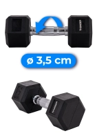 Hantla hexagonalna 7,5 kg THUNDER