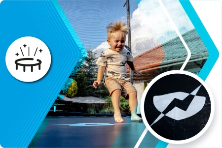 THUNDER INSIDE ELITE 8FT (244 cm) BLACK trampoline