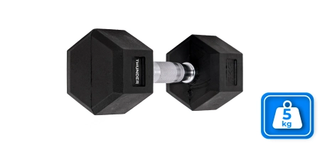 Hantla hexagonalna 5 kg THUNDER