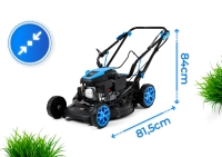 Hexwelt petrol lawnmower HW-KS-150 46cm 2,6kW with drive