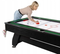 Stół bilardowy THUNDER z nakładką cymbergaj/ping pong 8FT - BOLD-BROWN