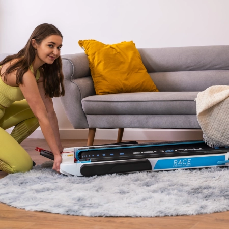 THUNDER RACE-WHITE electric treadmill