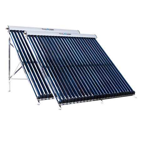Zestaw solarny z dwoma kolektorami próżniowymi 25 bez kabla solarnego i bez zbiornika