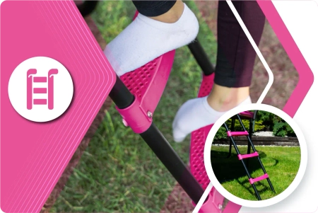 Trampolina THUNDER INSIDE ULTRA 10FT (305 cm) PINK