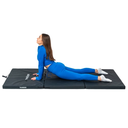 Gymnastic mat black 197x100x5 THUNDER