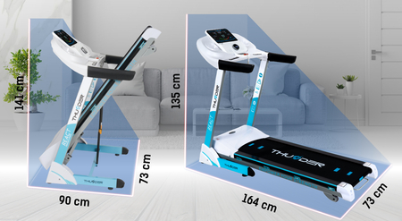 THUNDER REACT-S-WHITE electric treadmill (PRE-SALE 19.08)