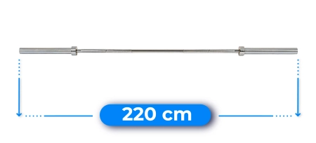 Gryf olimpijski prosty 220 cm THUNDER (przedsprzedaż 22.08)