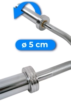 Olympic Light Curved Bar THUNDER 120 cm