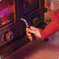 ATAR 10 kW cast iron wood stove