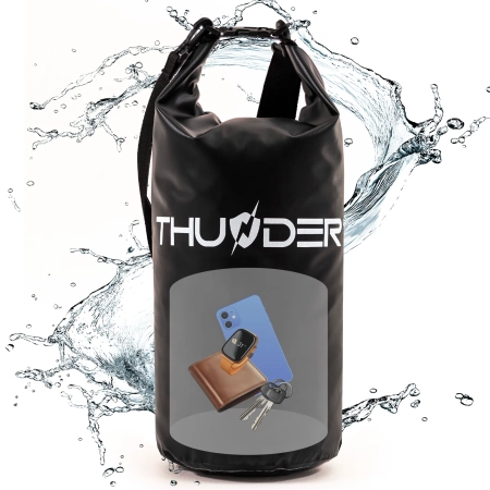 Geantă impermeabilă 10 L THUNDER negru