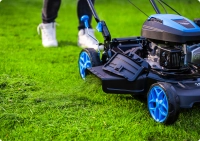 Hexwelt petrol lawnmower HW-KS-150 46cm 2,6kW with drive