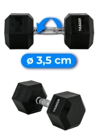 Hantla hexagonalna 17,5 kg THUNDER