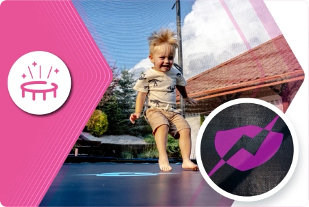 Trampolina THUNDER INSIDE ULTRA 10FT (305 cm) PINK