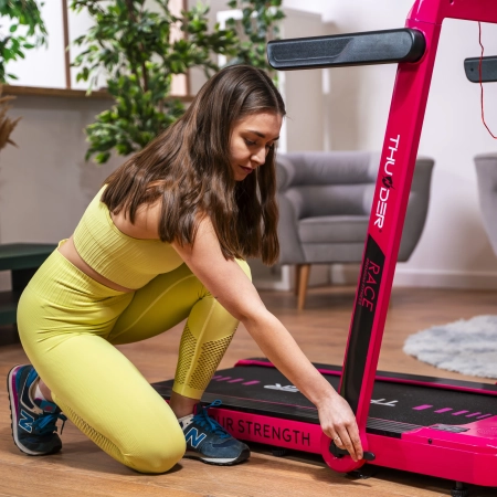 THUNDER RACE-PINK electric treadmill