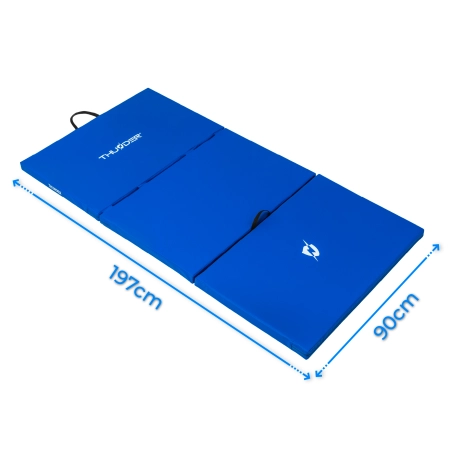 Gymnastic mat blue 197x100x5 THUNDER
