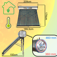 Pressure collector with THUNDER 250L tank