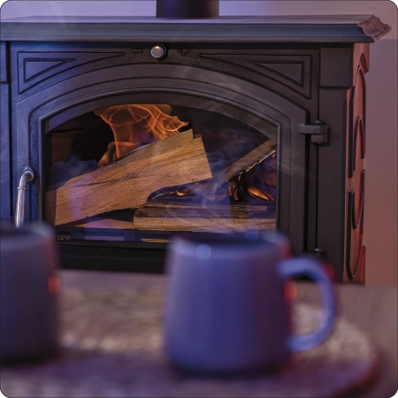 WESTA 17 kW cast iron wood stove
