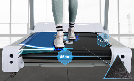 THUNDER REACT-S-WHITE electric treadmill (PRE-SALE 19.08)