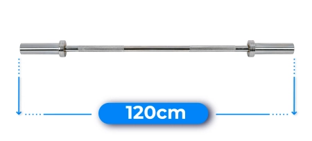 Gryf olimpijski prosty 120 cm THUNDER