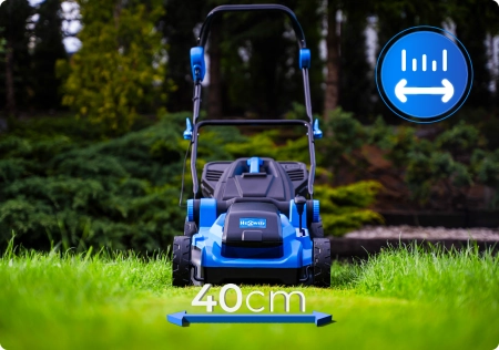 Hexwelt cordless lawnmower HW-KA-40 40cm 40V 8Ah