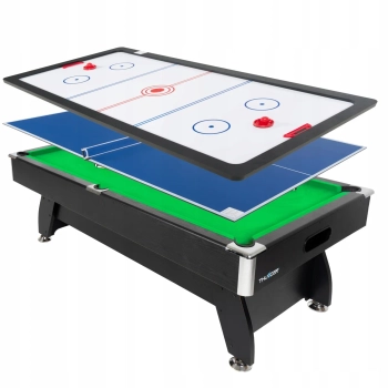 Stół bilardowy THUNDER z nakładką cymbergaj/ping pong 8FT - BOLD-BLACK