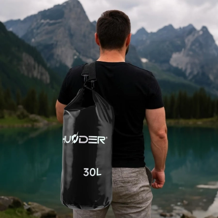 Geantă impermeabilă 30 L THUNDER negru