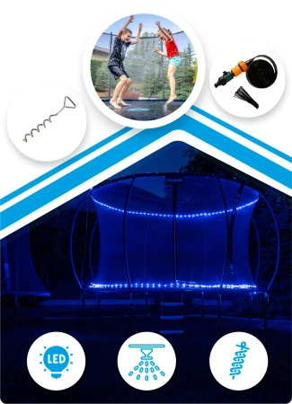 THUNDER INSIDE ULTRA 10FT (305 cm) BLUE trampoline