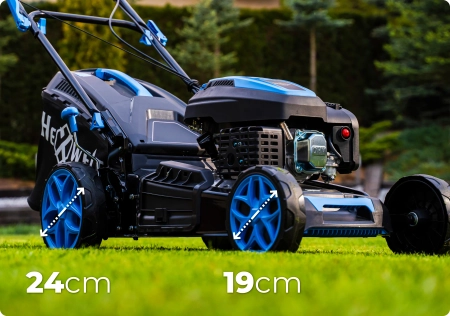 Hexwelt petrol lawnmower HW-KS-200 51cm 3,8kW with drive