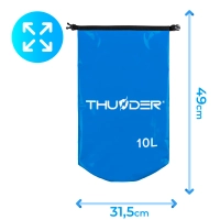 Worek wodoodporny 10 L THUNDER niebieski