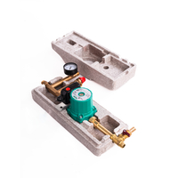 Solar kit with three 2,5m² flat plate solar collectors without solar cable and without tank 