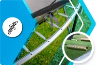 THUNDER INSIDE ELITE 8FT (244 cm) BLACK trampoline