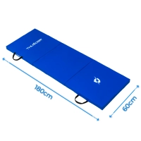 Gymnastic mat blue 180x60x4 THUNDER