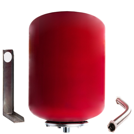 Solar kit with three 2,5m² flat plate solar collectors without solar cable and without tank 