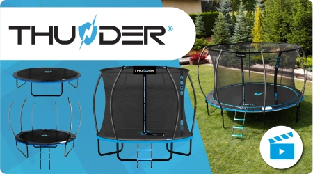 Trampolina THUNDER INSIDE ULTRA 10FT (305 cm) BLUE