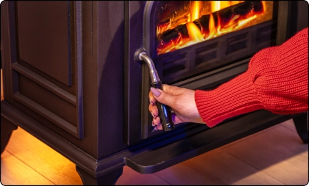 Piec żeliwny na drewno MILTRA 7 kW