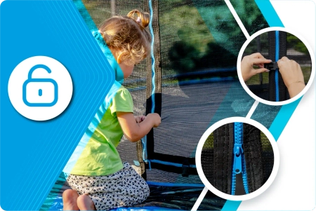 THUNDER INSIDE ULTRA 16FT (488 cm) BLUE trampoline