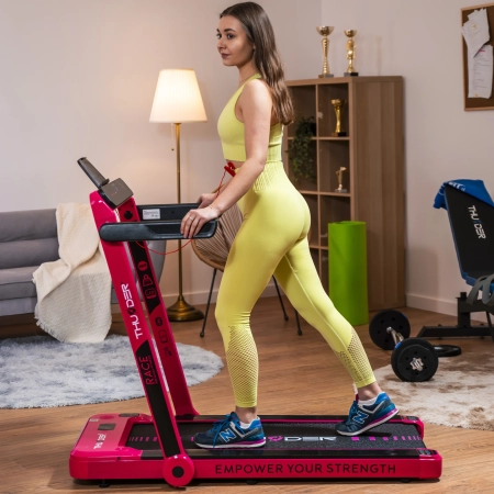 THUNDER RACE-PINK electric treadmill