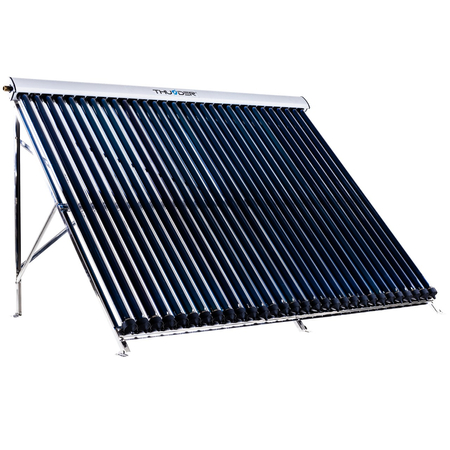 Zestaw solarny z jednym kolektorem próżniowym 30 bez kabla solarnego i bez zbiornika