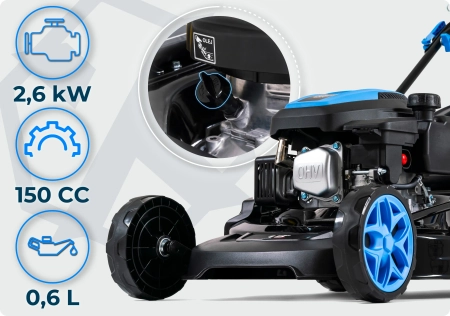 Kosiarka spalinowa Hexwelt HW-KS-150 46cm 2,6kW z napędem