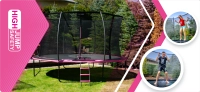 Trampolina THUNDER INSIDE ULTRA 10FT (305 cm) PINK