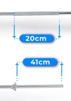 Gryf śrubowy prosty 220 cm 30 mm THUNDER