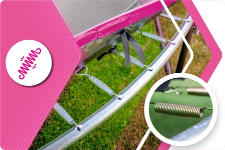 Trampolina THUNDER INSIDE ULTRA 8FT (244 cm) PINK