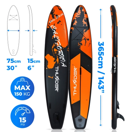 Deska SUP 365cm THUNDER EARTH