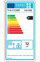 Piec na pellet VAYNE BLACK 12 kW 